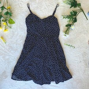 Polka dot mini dress